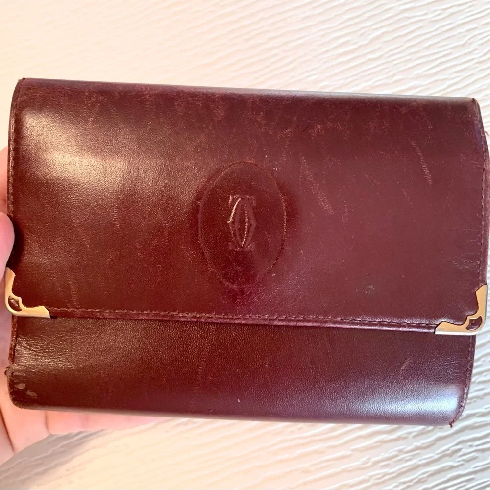 Cartier vintage burgundy